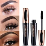 4d Silk Fiber Eyelash Mascara Waterproof Thick Lengthening Mascara Curling Long Black Extension