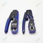 RJ45 EZ Pass Crimper Tool Hand Network ToolKit Crimping Tool of Cat6 Cat5 Cat5e Stripper 8P 6P Lan Cable Wires Pliers Tool