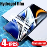 4-1Pcs 9D For Poco Xiaomi M5 M4 M3 M2 pro 5G X4 NFC X3 F4 F3 F2 GT soft full cover C40 C31 M5s X2 hydrogel film screen protector