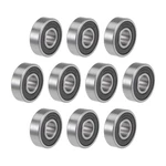 10PCS ABEC-5 6000 2RS 6000RS 6000-2RS 6000 RS 6000-2RSH 10x26x8 10*26*8 mm Rubber seal High quality Deep Groove Ball Bearings