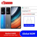 Global ROM Xiaomi Redmi K40S 5G Snapdragon 870 Octa Core 12GB+256GB 4500mAh Battery 67W Fast Charging 48MP OIS Camera