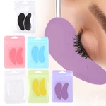 1 Pair Reusable Anti-Wrinkle Silicone Beauty Eye Mask Skin Care Eye Patches Eyelash Pads