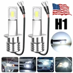 2x H1 Super Bright CREE LED Headlight Fog Driving Lamp Bulb Kit 6000K White 80W