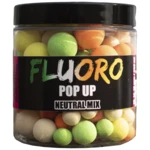 LK Baits Pop Up Fluoro Boilies Neutral mix 10-18mm