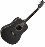 SX SD104KBK Black Akustikgitarre