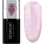 Semilac UV Hybrid Extend Care 5in1 gélový lak na nechty s vyživujúcim účinkom odtieň 806 Glitter Delicate Pink 7 ml