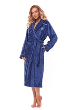 Lux Long Navy Navy Bathrobe