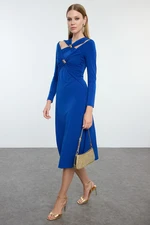 Trendyol Elegant Evening Dress with Saks Accessory Detail