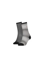 Tommy Hilfiger Socks - TH WOMEN SOCK 2P GRADIENT STRIPE black