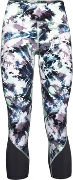 Under Armour Fly Fast Seaglass Blue/Blackout Purple Pantaloni da running lunghezza 3/4