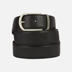 GEOX Černý pánský pásek Belt - Pánské