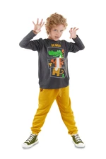 Denokids Be Wild Boy T-shirt Tracksuit Bottom Set