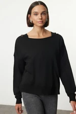 Trendyol Black Sweater-Blouse Two Piece Set Knitwear Sweater