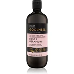 Baylis & Harding Goodness Rose & Geranium sprchový gel s vůní květin 500 ml