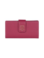 Tommy Hilfiger Wallet - TH OUTLINE LRG FLAP pink