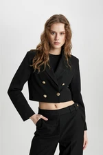 DEFACTO Crop Blazer Jacket