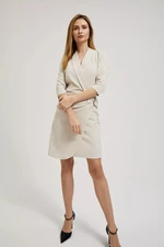 Women's dress MOODO - beige