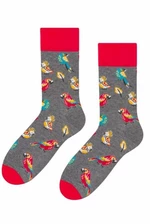 More Parrots 079-267 Pánské ponožky 43/46 šedá