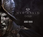 New World - 200k Gold - Delphnius - EUROPE (Central Server)