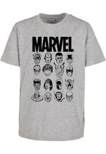 Marvel Crew Children's T-Shirt Heather Grey