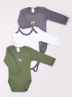 Yoclub Kids's Long Sleeve Bodysuits 3-Pack BOD-0203C-A23D