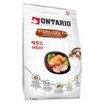 ONTARIO Cat Sterilised 7+ granule pro kočky 2 kg