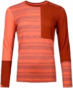 Ortovox 185 Rock'N'Wool Long Sleeve W Coral M Thermischeunterwäsche