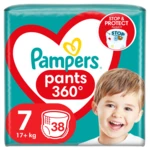 Pampers Active Baby Pants Kalhotkové plenky vel. 7, 17+ kg, 38 ks