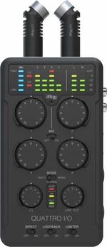 IK Multimedia iRig PRO Quattro I/O Deluxe Interfaccia Audio USB