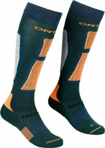 Ortovox Ski Rock 'N' Wool Long M Pacific Green 39-41 Calcetines de esquí