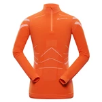 Men's quick-drying underwear - T-shirt ALPINE PRO LUBIN SPICY ORANGE