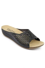 Capone Outfitters Capone Z0385 Black Women's Comfort Anatomic Slippers