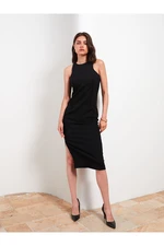 LC Waikiki Halter Neck Plain Sleeveless Women's Dress