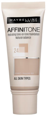 MAYBELLINE NEW YORK Affinitone krycí hydratační make-up s vitaminem E 24 Golden Beige 30 ml