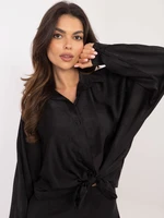 Black oversize shirt