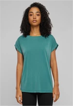 Women's Modal Extended Shoulder Tee T-Shirt - Blue