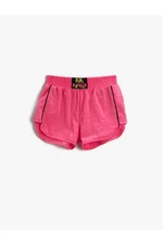 Koton Mini Shorts with Stripe Detail Elastic Waist.