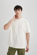 DEFACTO Boxy Fit Crew Neck Short Sleeve Basic T-Shirt