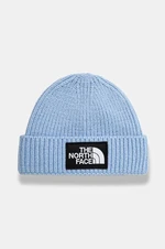 Dětská čepice The North Face BABBOX LOGO BEANIE modrá barva, NF0A7WFM1I51