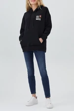 Lee Cooper Ella Women's Hooded Sweatshirt Black