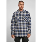 Roots Plaid Shirt Navy Blue/White