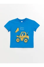 LC Waikiki Crew Neck Short Sleeve Printed Baby Boy T-Shirt