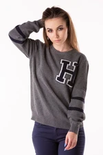 Sweater - TOMMY HILFIGER WALOU C-NK H SWTR grey