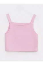 LC Waikiki Square Neck Basic Straps Girls' Crop Singlet.