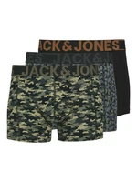 Jack & Jones Danny Boxerky 3 ks Černá