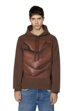 Diesel Sweatshirt - PR-S-GINN-HOOD-NP SWEAT-SHIRT brown