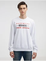 White Men's Diesel Sweatshirt - Men's