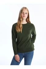 LC Waikiki Crew Neck Plain Long Sleeve Women's Knitwear Sweater