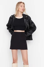 Trendyol Black A-line Mini Length Woven Skirt