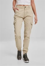 Women's Cargo High Waisted Concrete Trousers